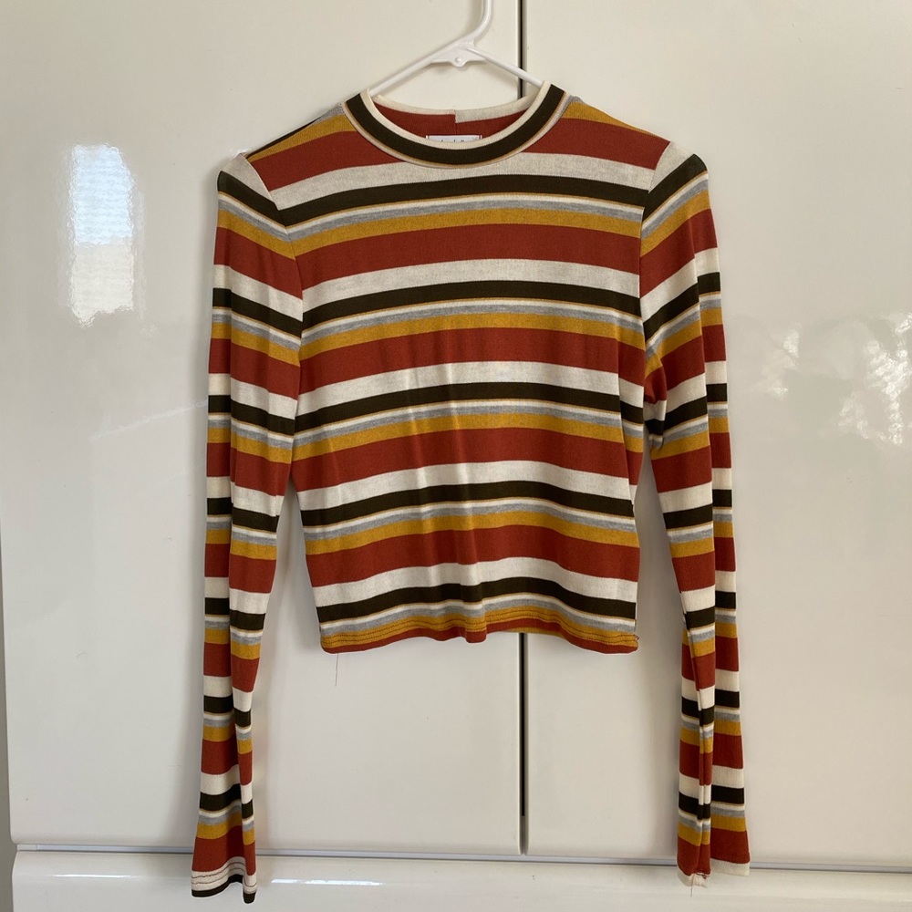 Long sleeve crop top